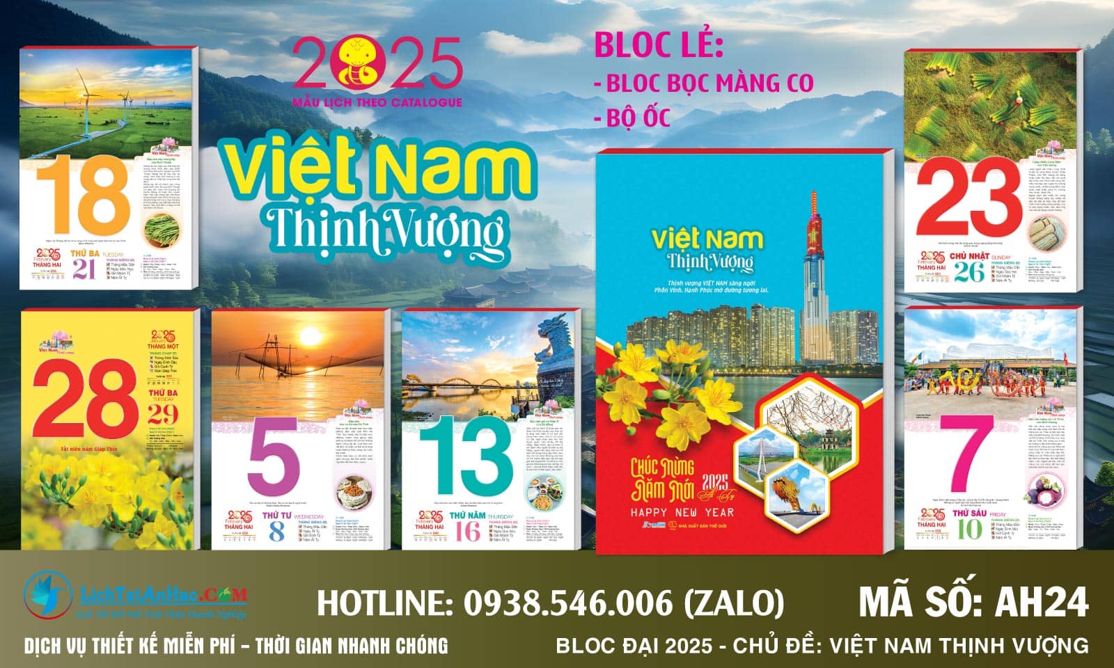 Bloc Đại - AH24 - Việt Nam Thịnh Vượng (Bloc Lẻ)